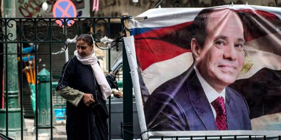 Ägypytens Präsident Abdel Fattah al-Sisi gilt als Favorit.