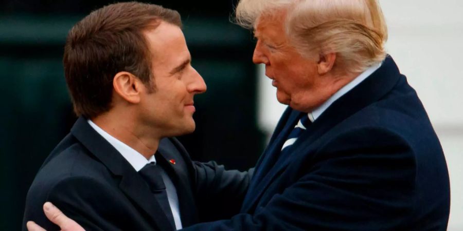 Emmanuel Macron setzt auf die Beziehung mit Trump.