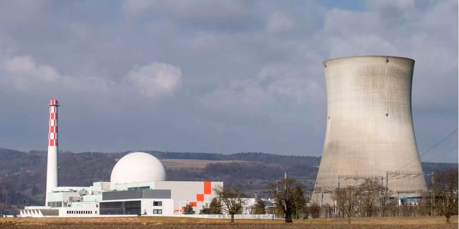 Das AKW Leibstadt im Kanton Aargau.