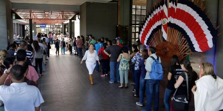 Präsidentenwahl in Costa Rica.