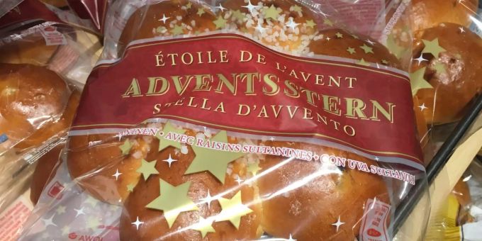 Adventsstern der Migros könnte ein Königskuchen sein. Adventsstern der Migros könnte ein Königskuchen sein.