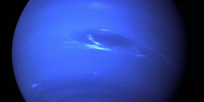 Der Planet Neptun. Der neue Mond soll eine ähnliche Grösse haben. Der Planet Neptun. Der neue Mond soll eine ähnliche Grösse haben.