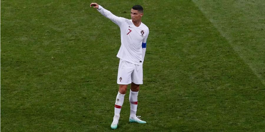 Cristiano Ronaldo bei seinem letzten Auftritt mit Portugal an der WM in Russland.