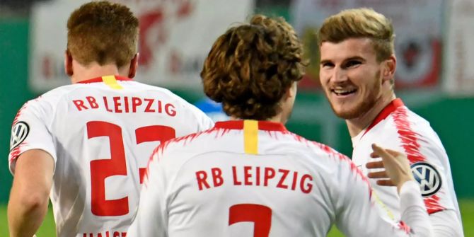 Fussballspieler von RB Leipzig.