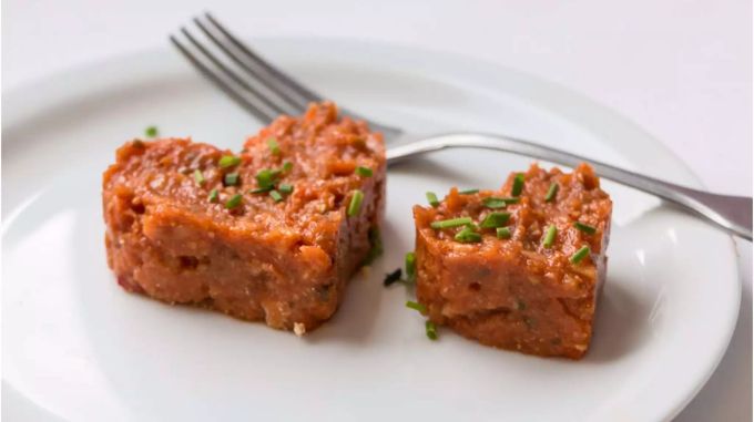 Auch Tatar gibt es vegan. Auch Tatar gibt es vegan.