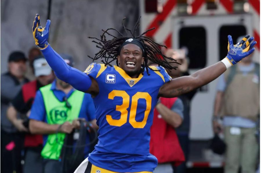 Vier Spiele, vier Siege – die LA Rams sind einer der grossen Favoriten der bisherigen Saison. Auch die Minnesota Vikings können Gurley und Co. nicht das Wasser reichen und verlieren mit 31:38.