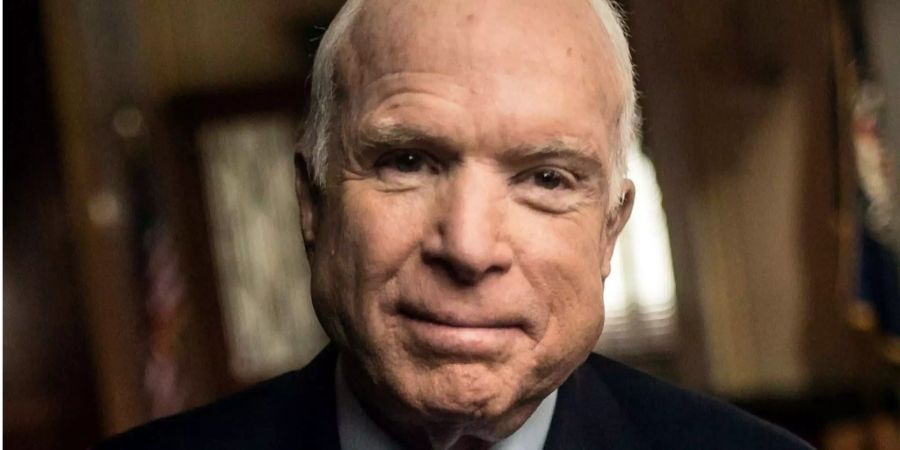 Der verstorbene US-Senator John McCain.