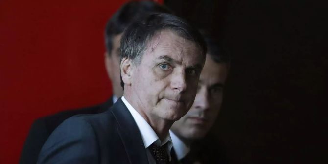 Jair Bolsonaro, designierter Präsident von Brasilien, kommt zu einem Treffen.