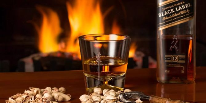 Eine Flasche Johnnie Walker