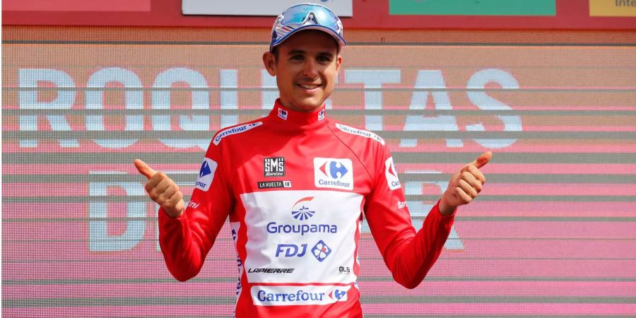 Rudy Molard mit dem roten Vuelta-Leadertrikot.