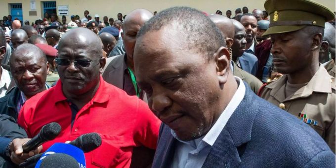 Der alte ist auch der neue: Uhuru Kenyatta, Präsident von Kenya. Der alte ist auch der neue: Uhuru Kenyatta, Präsident von Kenya.