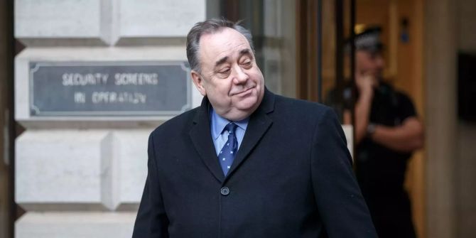 Alexander Salmond, der frühere Regierungschef von Schottland.