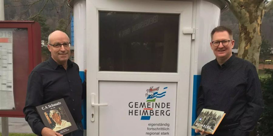 Niklaus Röthlisberger, Gemeindepräsident und Oliver Jaggi, Gemeindesch