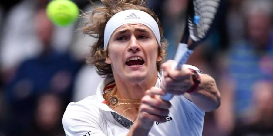 Deutschlands bester Tennisprofi Alexander Zverev erlitt eine Knöchelverletzung. Foto: Arne Dedert