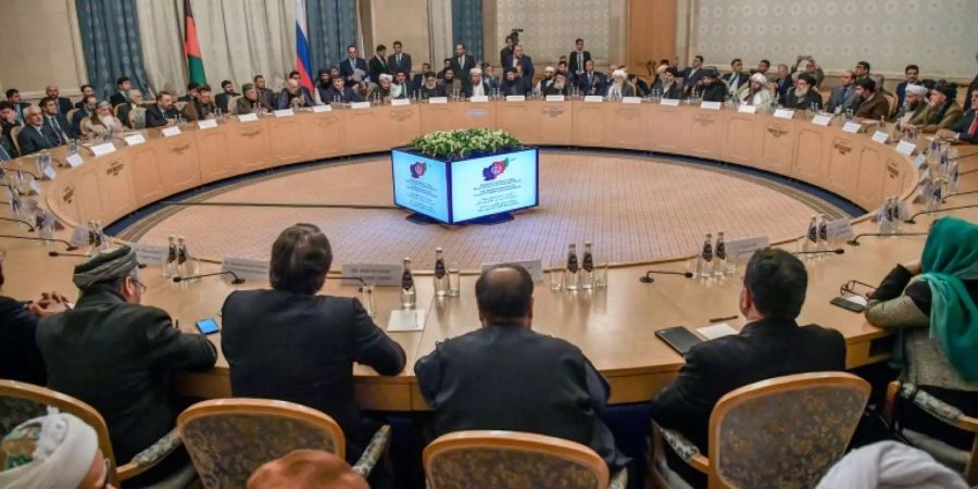 Die Gespräche finden im President-Hotel in Moskau statt