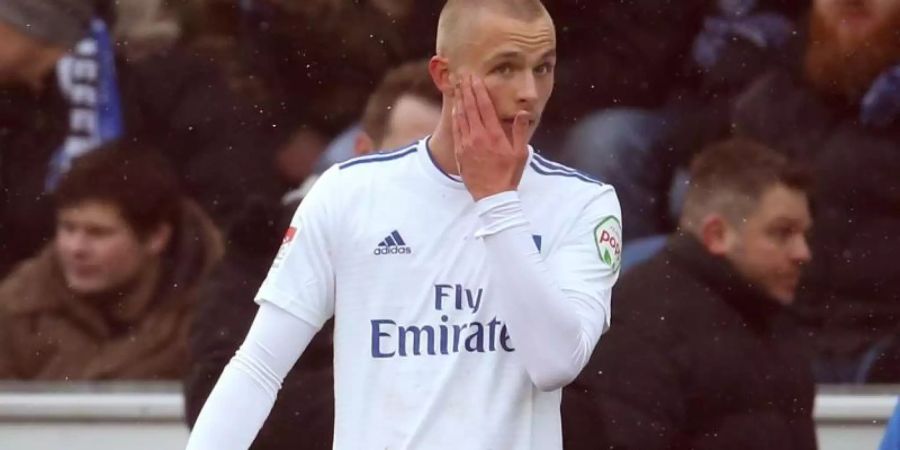 HSV-Youngster Jann-Fiete Arp wechselt spätestens zum 1. Juli 2020 zum FC Bayern München. Foto: Friso Gentsch