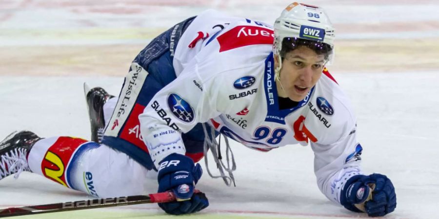 Einmal mehr gestrauchelt: ZSC-Lions-Stürmer Marco Miranda