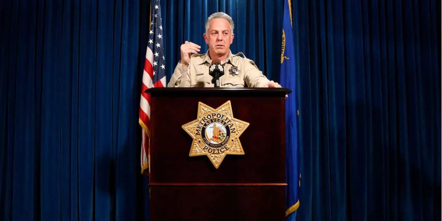 Sheriff Joe Lombardo präsentierte den Abschlussbericht zum Massaker in Las Vegas.