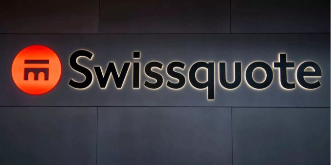 Das Logo von Swissquote. Swissquote