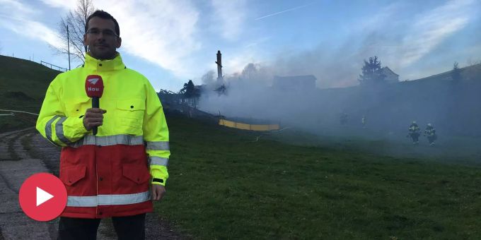 Brandursache noch unklar - Bauernhaus in Herisau AR komplett zerstört