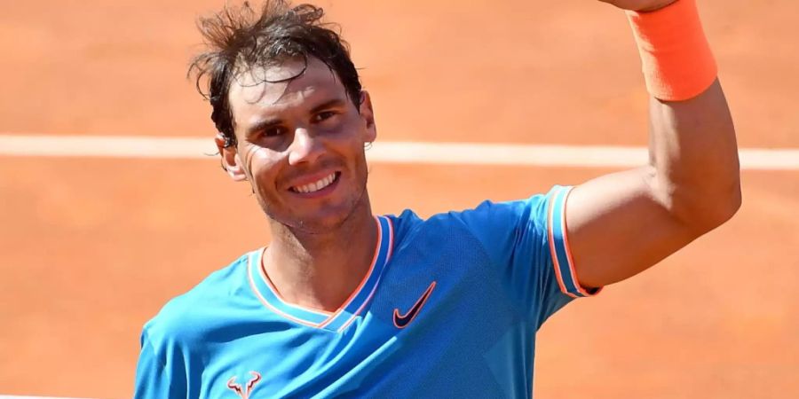 Rafael Nadal spielt am Sonntag um seinen 9. Titel im Foro Italico in Rom