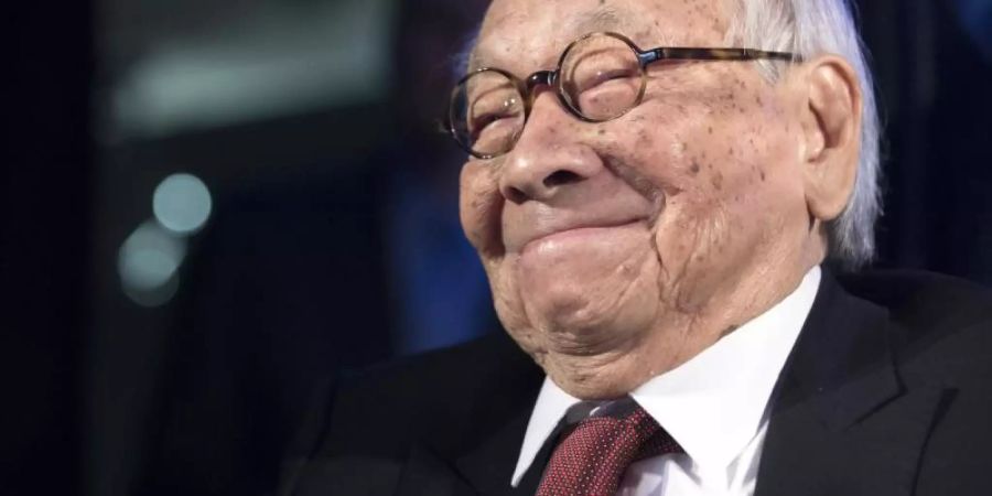 Ieoh Ming Pei ist tot. Foto: Mary Altaffer/AP