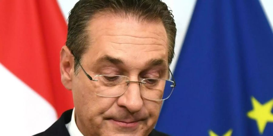 Ex-Vizekanzler und Heinz-Christian Strache