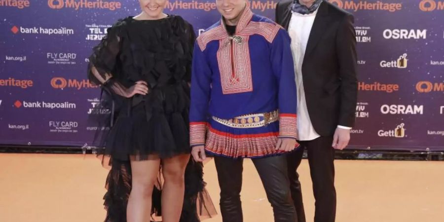 Alexandra Rotan, Fred-René Overgard Buljo und Tom Hugo sind KEiiNO. Foto: Ariel Schalit/AP