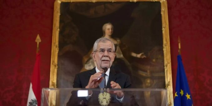 Bundespräsident Alexander Van der Bellen Österreichs Präsident