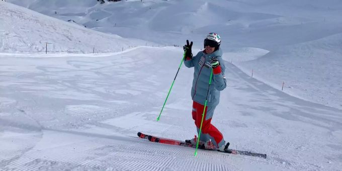 73 Tage nach Sturz - Marc Gisin ist zurück im Schnee
