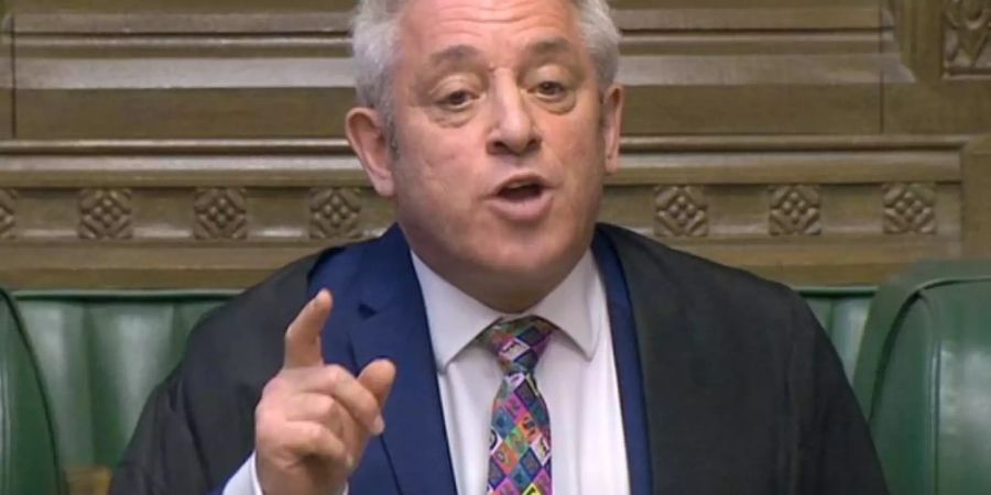 Der britische Parlamentspräsident John Bercow. Foto: House Of Commons/PA Wire