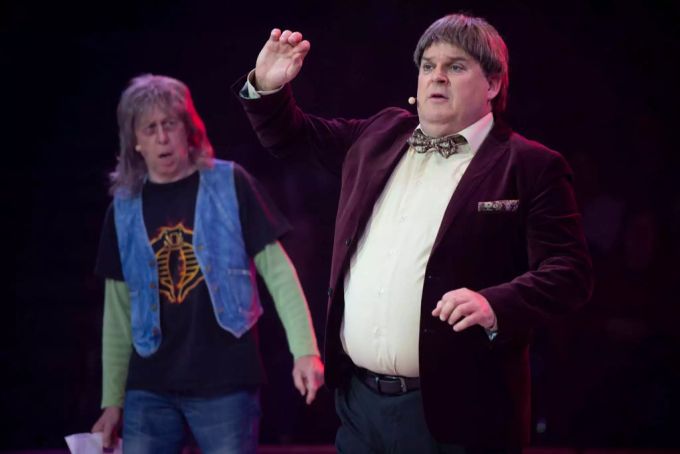 Giaccobo und Müller schlüpften in mehrere Rollen für den Circus Knie. Circus Knie