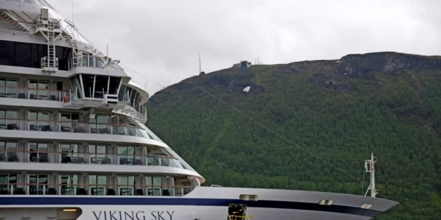 Die «Viking Sky» im Juni 2018 bei Tromsö