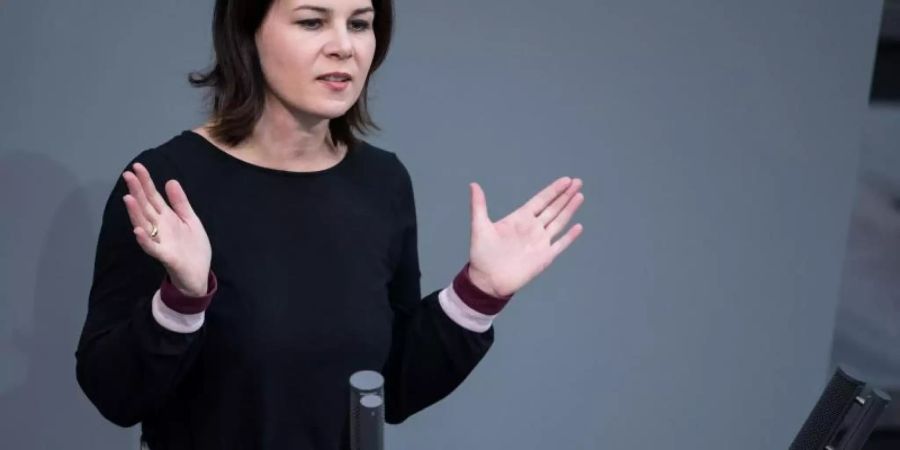 Baerbock hat Widerstand gegen das Vorhaben der grossen Koalition angekündigt. Foto: Bernd von Jutrczenka