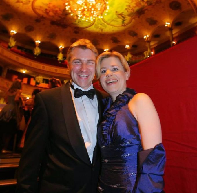 Eshter Friedli mit Lebenspartner Toni Brunner beim Opernball 2008 in Zürich. brunner friedli