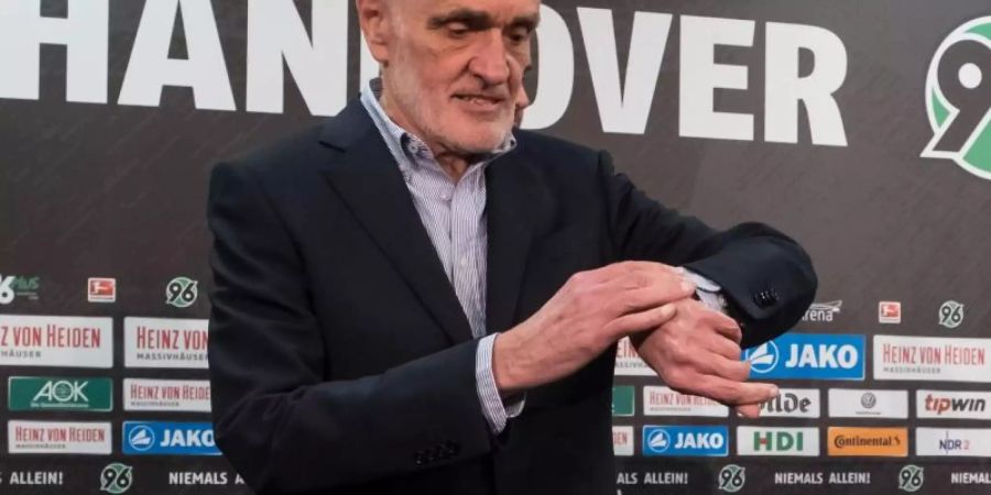 Martin Kind muss für Liquidität bei Hannover 96 sorgen. Foto: Peter Steffen