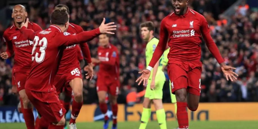 Der FC Liverpool steht nach dem beeindruckenden 4:0 gegen FC Barcelona im Finale der Champions League. Foto: Peter Byrne/PA Wire