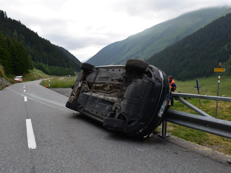 Unfall Tschamut