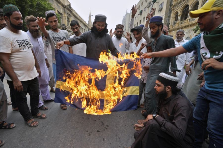 Die Koran-Verbrennung in Schweden löste in der islamischen Welt heftige Reaktionen aus. (Archiv)