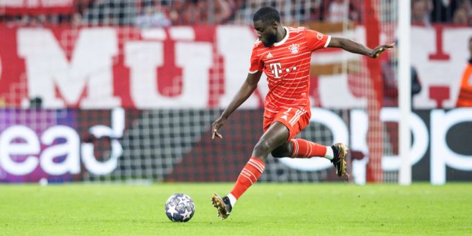Seit 2021 beim FC Bayern: Dayot Upamecano Dayot Upamecano spielt seit 2021 beim FC Bayern.
