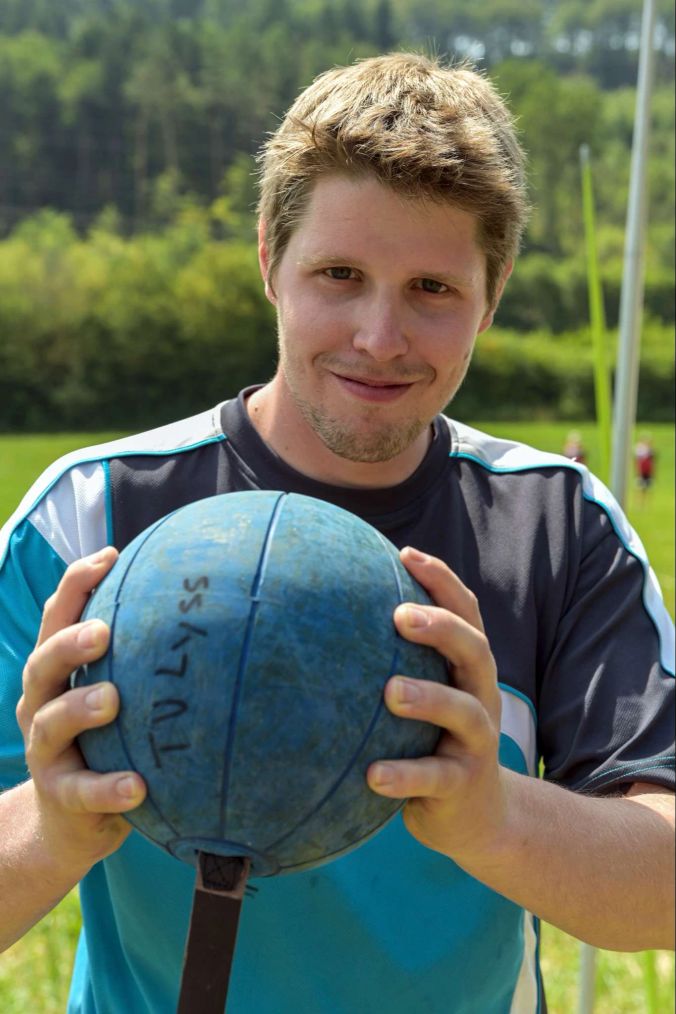 Schleuderballer Juri vom TV Ringgenberg.
