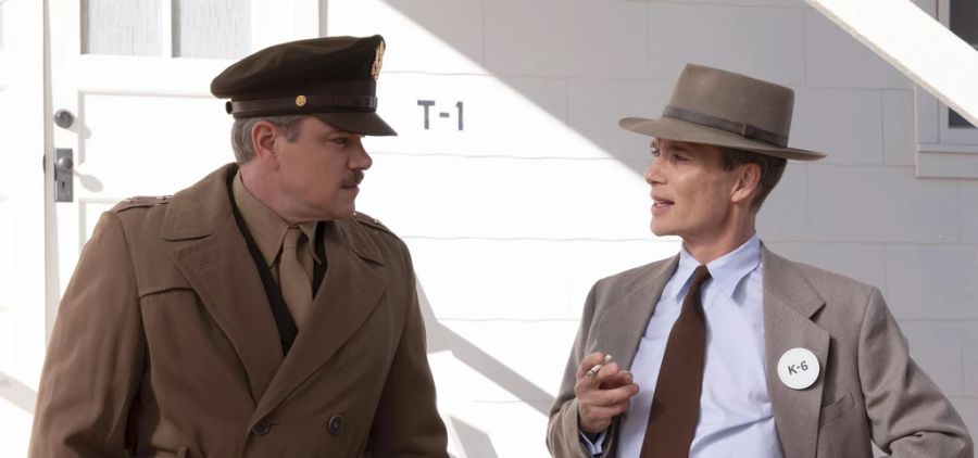 Auch der berühmte US-Schauspieler Matt Damon (links) konnte bei «Oppenheimer» eine Rolle ergattern. Er spielt den General Leslie Groves.