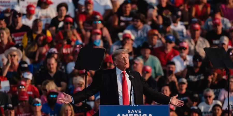 Donald Trump holds Save America Rally in Ohio