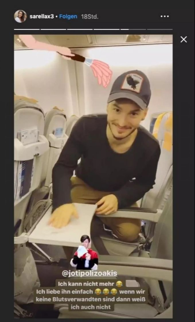 Sarah Lombardi schwärmt im Flugzeug von ihrem Show-Partner. sarah lombardi