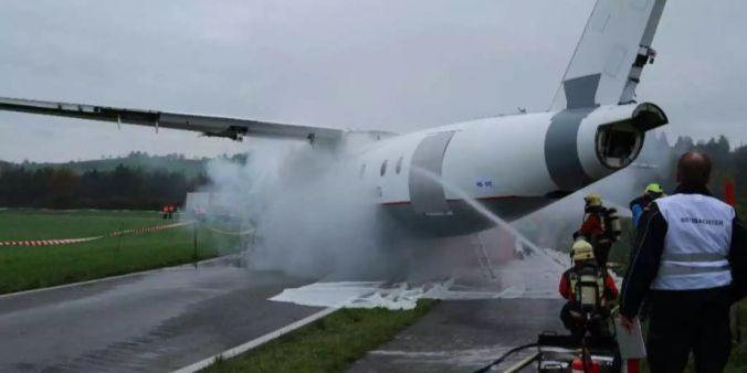 Blaulicht-Übung Flughafen Belp