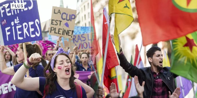 Heute in Zürich - Darum demonstrieren Frauen & Klimaschützer für Rojava