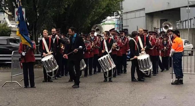 Die HARMONIE beim Umzug am Schlierefäscht 2019