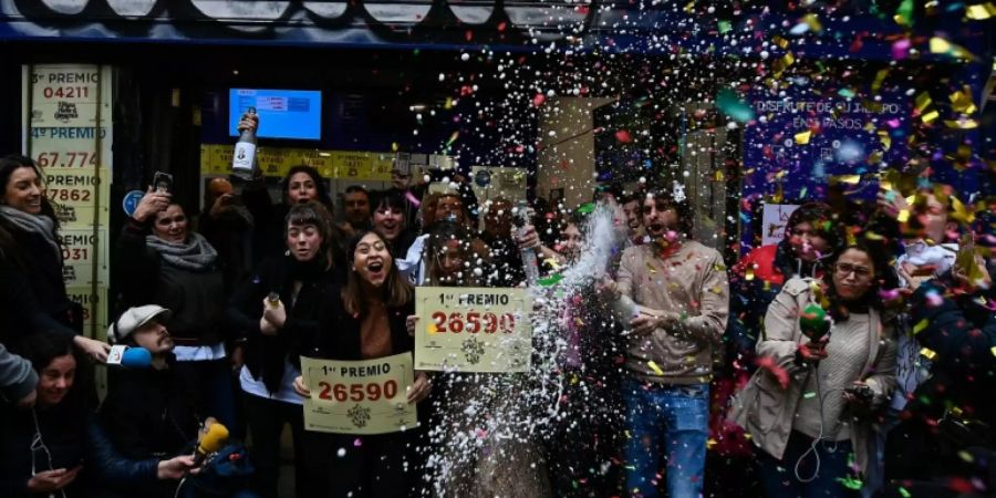 Gewinner von vier Millionen Euro in Madrid