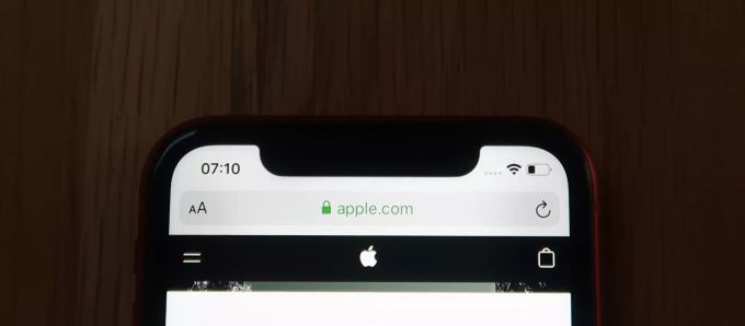 Der Notch des iPhone 11 ist enorm gross. iPhone 11