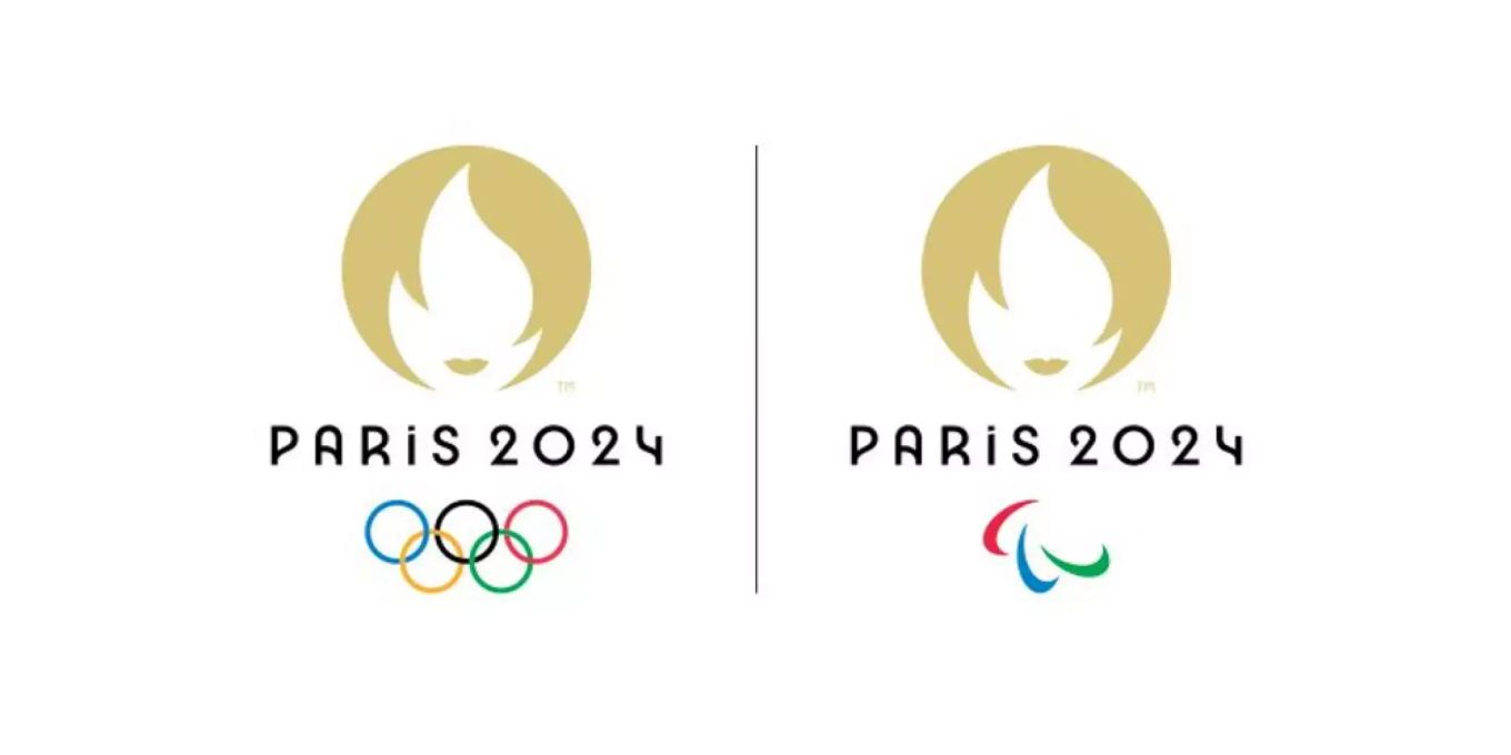 Olympia 2024 Offizielles ParisLogo für Verwunderung